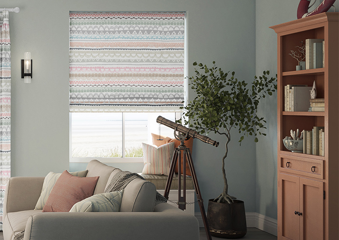 Bohemian, Delicate Pastels - Roman Blind - Image 3